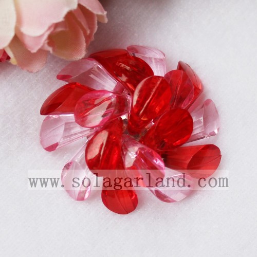 43MM Cristal Acrylique Perles De Fer À Cheval Fleurs Artificielles