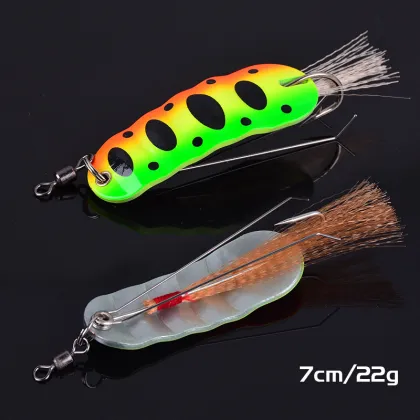 Stainless Steel Trolling Spoon Lure - Newbility 3.1cm 2.3g Kingfish Trout Spoon Lure