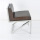 Chaise simple en acier inoxydable V moderne