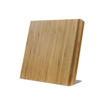 High Quality Magnetic Bamboo Knife Block for Kitchen Counters