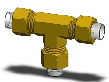 CNHUT taper(parallesl) stud,male, Series CN compression fittings