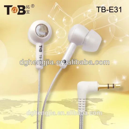 Mini colorful newest cheap earphone with oil plated for coby