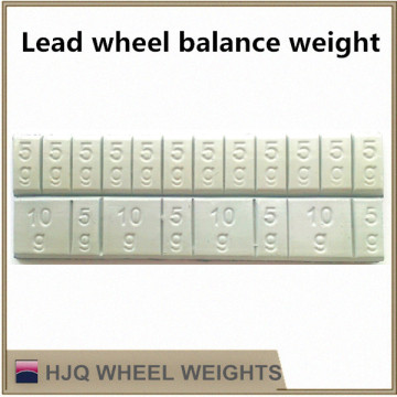 Lead wheel balancing weight stick on