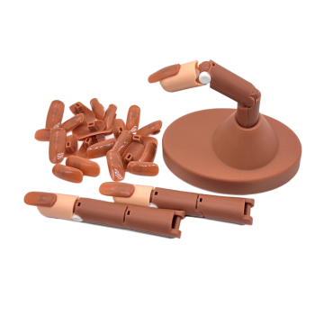 Bendable Nail Practice Hand Model with Flexible Joints for DIY Art Training