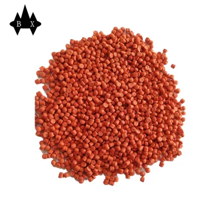 Orange Red PVC Plastic Granules for Cable