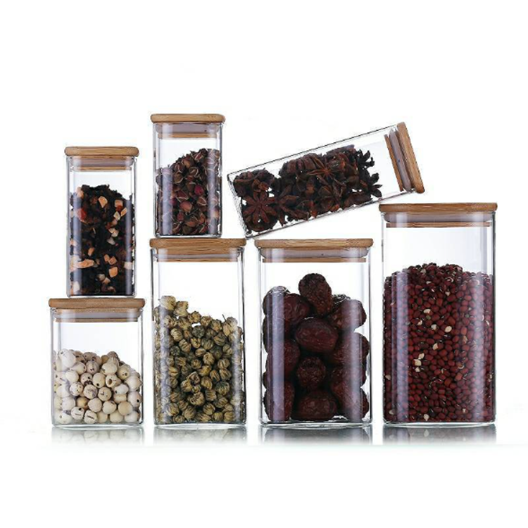 High Borosilicate Glass Storage Jar
