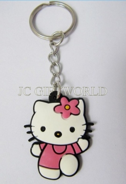 PVC kunci jaringan/gantungan kunci (JC215K)