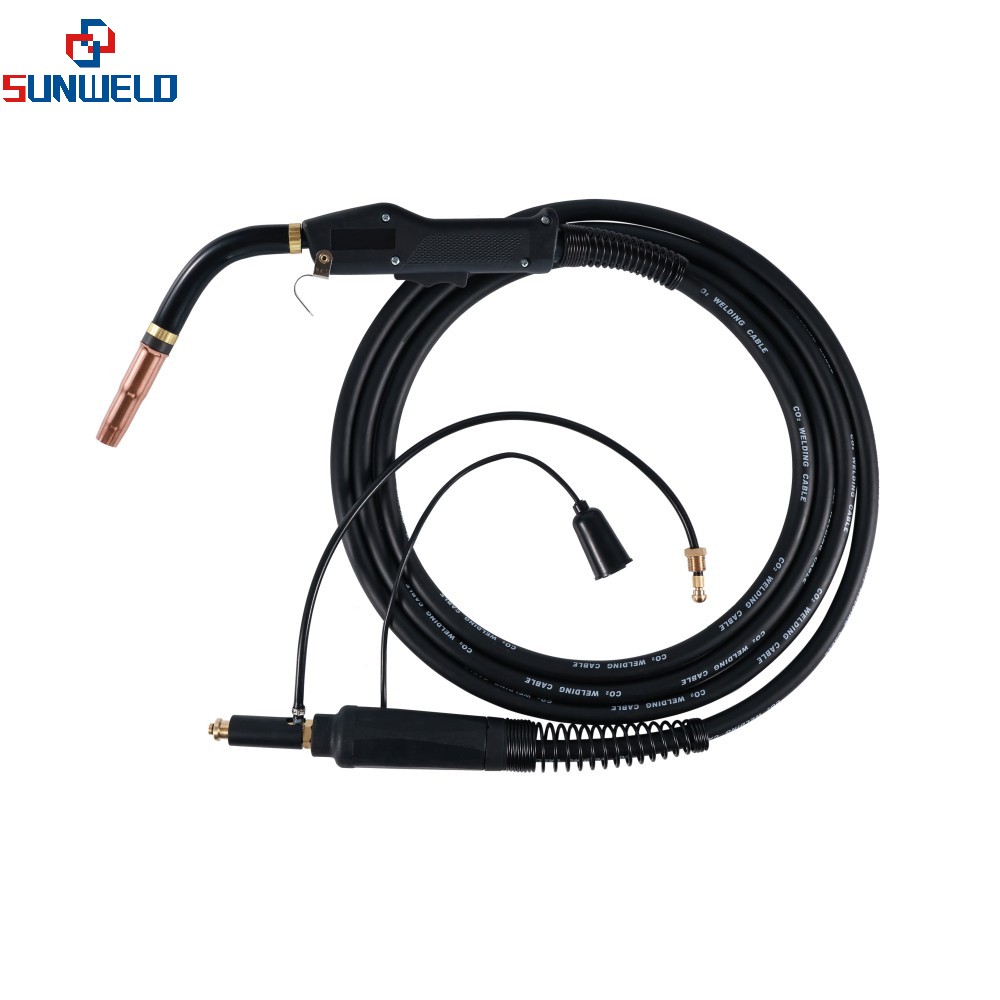 TW4 Gun Tube Flexible MIG GUN Lincoln Connector & XL Rear Handle