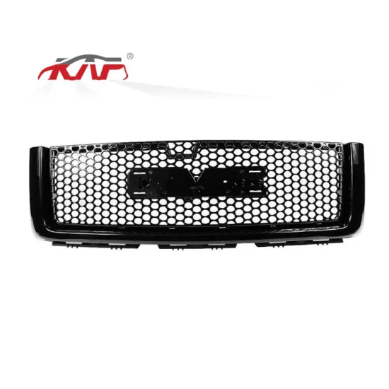 High Gloss Black Car Body Kits Front Grille Mesh Bumper Grille For 2007-2013 GMC SIERRA