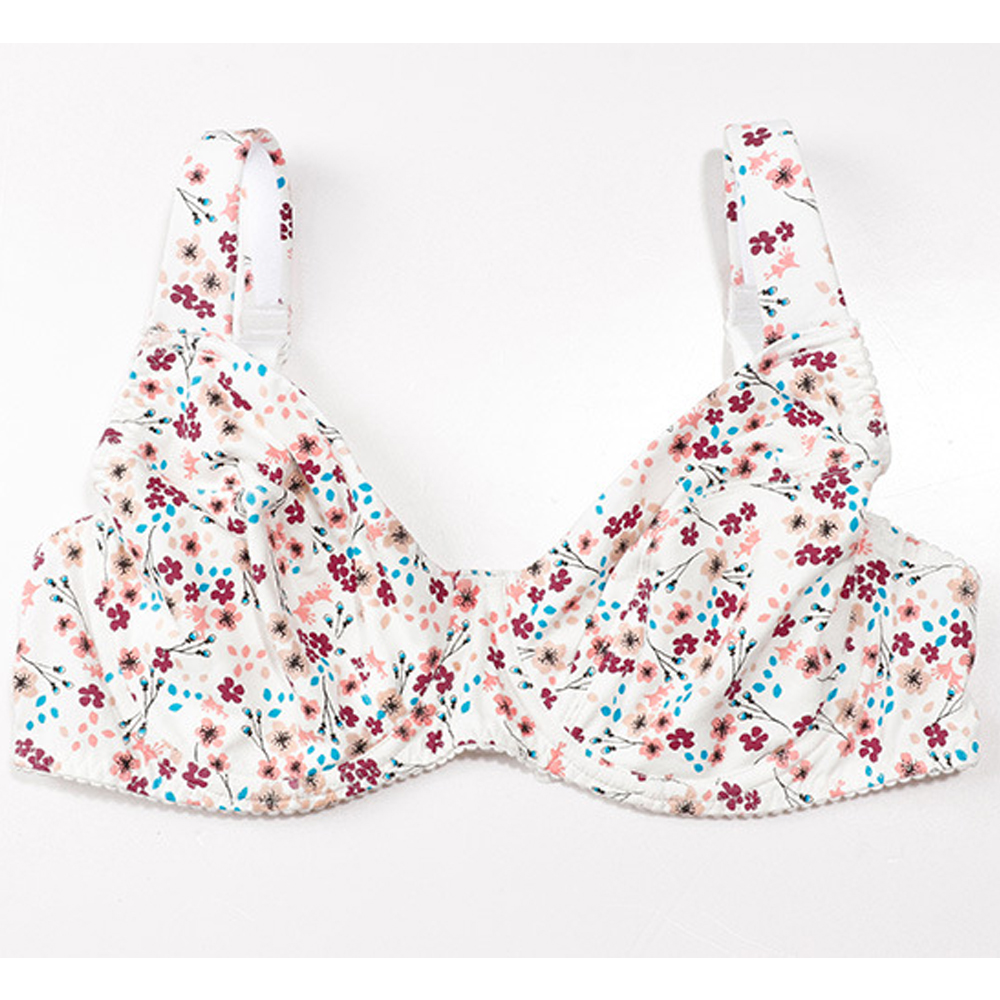 All Over Print Floral Bra