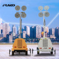 9M trailer mounted diesel generator mobile lighting tower with good design