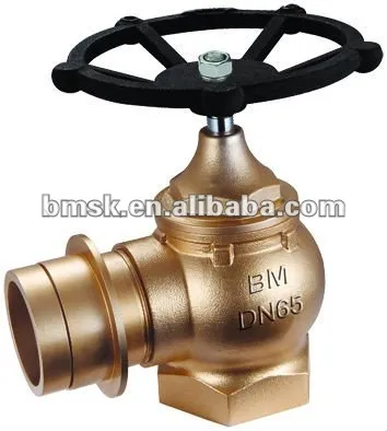 right angle thread fire hydrant valve,handwheel,copper alloy,stainless steel