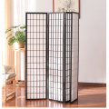 4 Panel Shoji Screen Room Divider Black