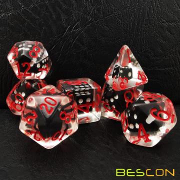 Ensemble de dés RPG polyédrique Bescon Novelty Spider