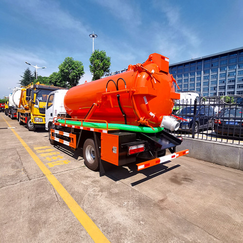 Dongfeng небольшие вакуумные канализационные грузовики