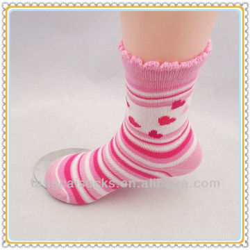 Hot sell school children girls lace socks