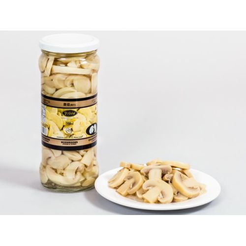 mushrooms pieces and stems in jar 330g