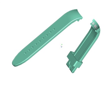 Colorful Silicone Rubber Watch Band