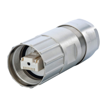 M23 RJ45 cable connector 8Pin male straight