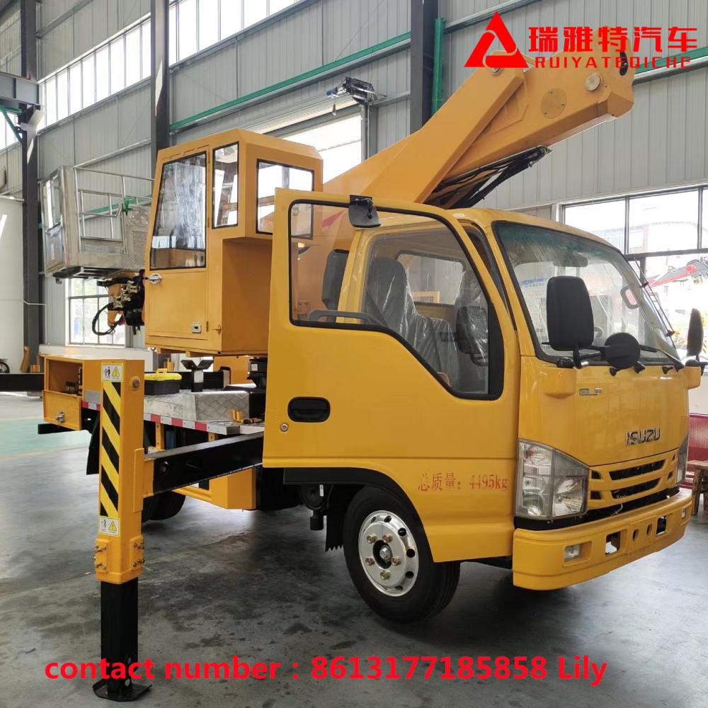 Five arm aerial High altitude picking work car