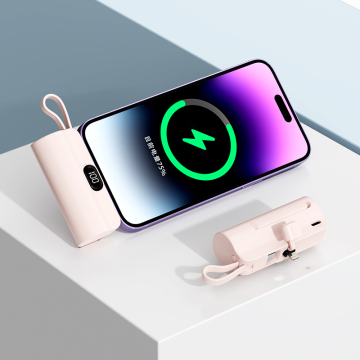 Ultra Slim Alloy Power Bank 3000-5000mAh: Portable Charger for On-the-Go Convenience