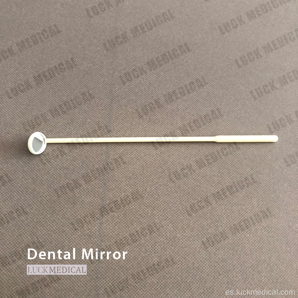Espejo de plástico de espejo dental desechable