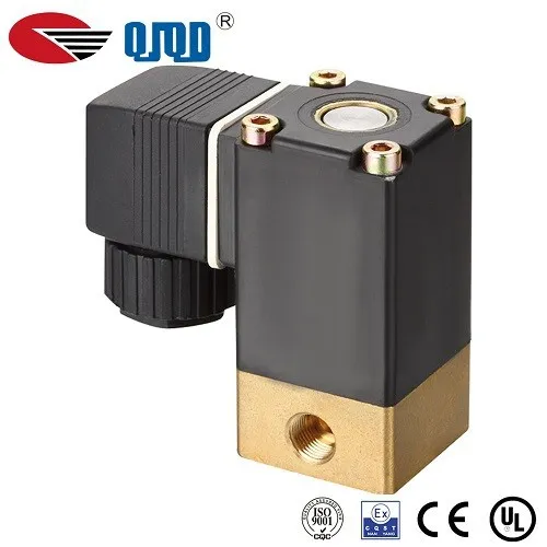 Brass direct-acting water solenoid valve 24v