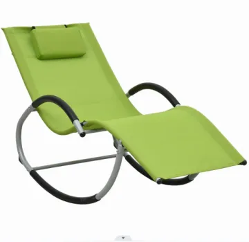 Aluminium Orbital Folding Zero Gravity Patio Lounger Rocking Chair