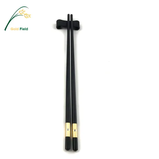 PPS Black Nonslip Alloy Fiberglass Chopsticks 27cm