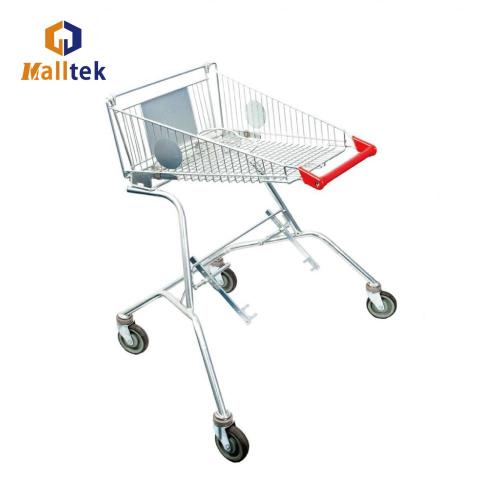 Supermarket Disabled People Shopping Trolley