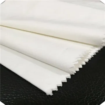 CVC 60/40 Combed White Twill Fabric