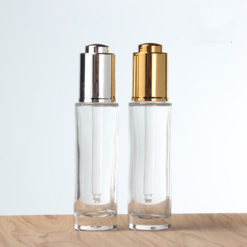 30ml round glass press dropper bottle