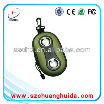 Portable music box for bicycle and motor bike