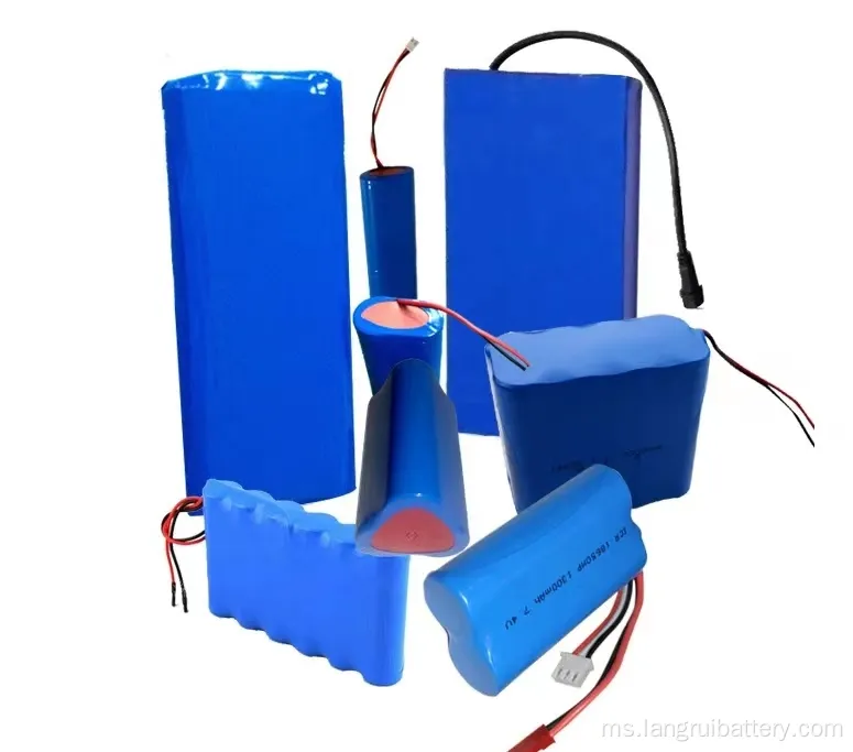 7.4V 13Ah Li-Ion Battery Packs boleh dicas semula