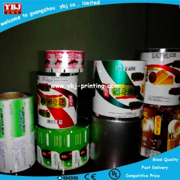 Laminated food packaging plastic roll film/aluminum foil roll film package