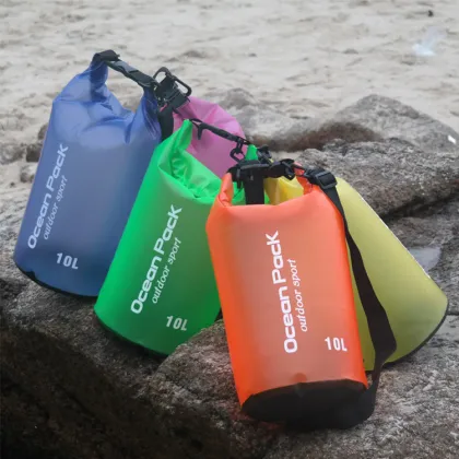 Custom Logo waterproof ocean pack Travel Dry Sack Outdoor pvc Small Swimming Waterproof Dry Bags