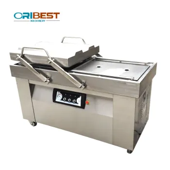 Automatic Industrial Double Chamber Vacuum Sealer 220V for Food Packaging in Factories