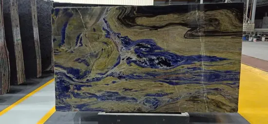 Semi precious big blue sodalite slabs