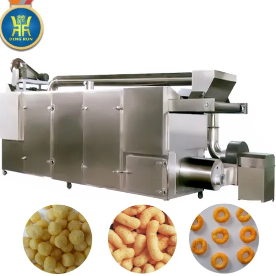 snacks mesh belt dryer machine