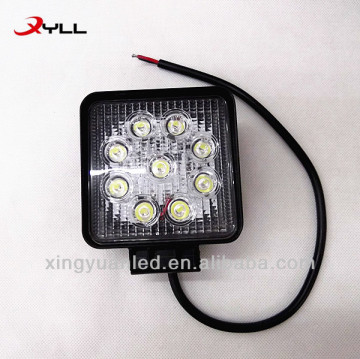Long lasting 27W led work lights for truck, offroad led wrok light