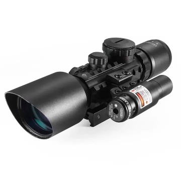 Foreseen M9 3-10X40 EG Optics Red Green Illuminated Scope with Red Dot Laser