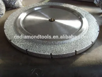Vacuum brazed diamond radius wheel for marble with 25.4mm hole