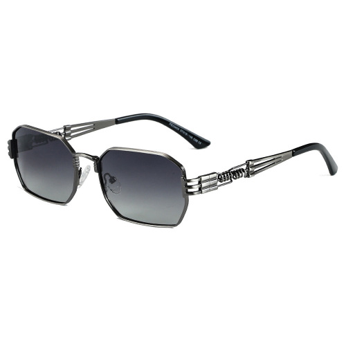 Wholesale Geometric Metal Acetate Sunglasses