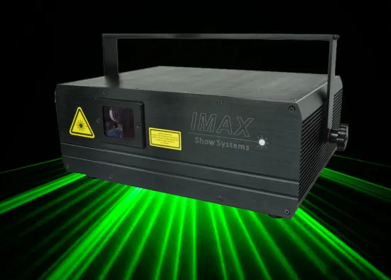 Imax 2.0g Ilda30kpps Max 50kpps Green Laser Show Light / Green Laser Projector For Pub