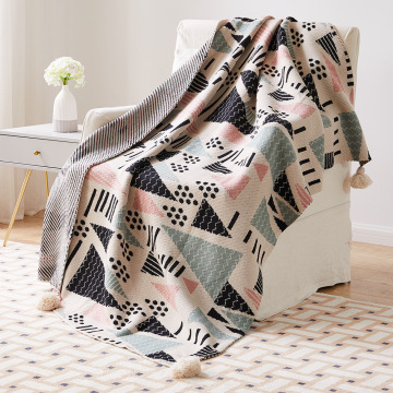 Multi Color Hot Sale Aztec Blanket - Vintage Sofa Throw Boho Throw Blankets for Couch