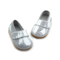 Funny Silver Faux Sequins Squeaky Baby Shoes