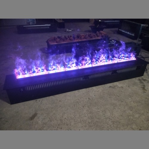 Smart Water Vapor Fireplace With Touchable Flame