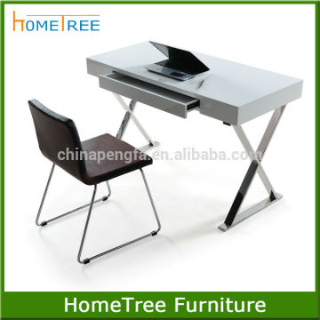 white high gloss computer desk/computer table/computer desk