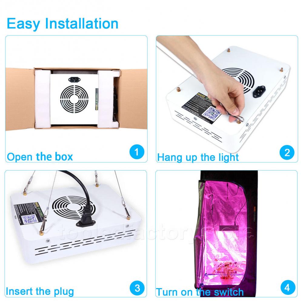 Square/Rectangle LED Grow Light for Seeding