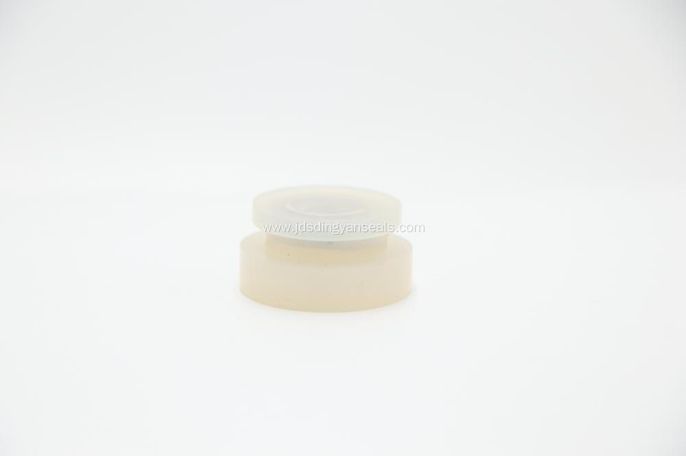 Transparent silicone embedded magnet rubber gasket plug